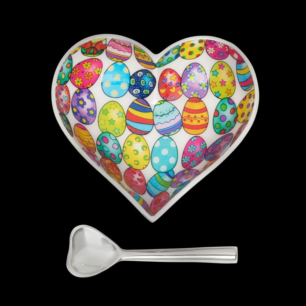 Happy Hoppity Easter Heart with Heart Spoon