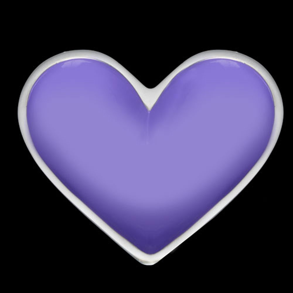 Tiny Purple Heart-MINIMUM OF TWO