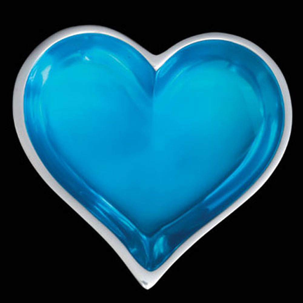 Tiny Turquoise Heart-MINIMUM OF TWO