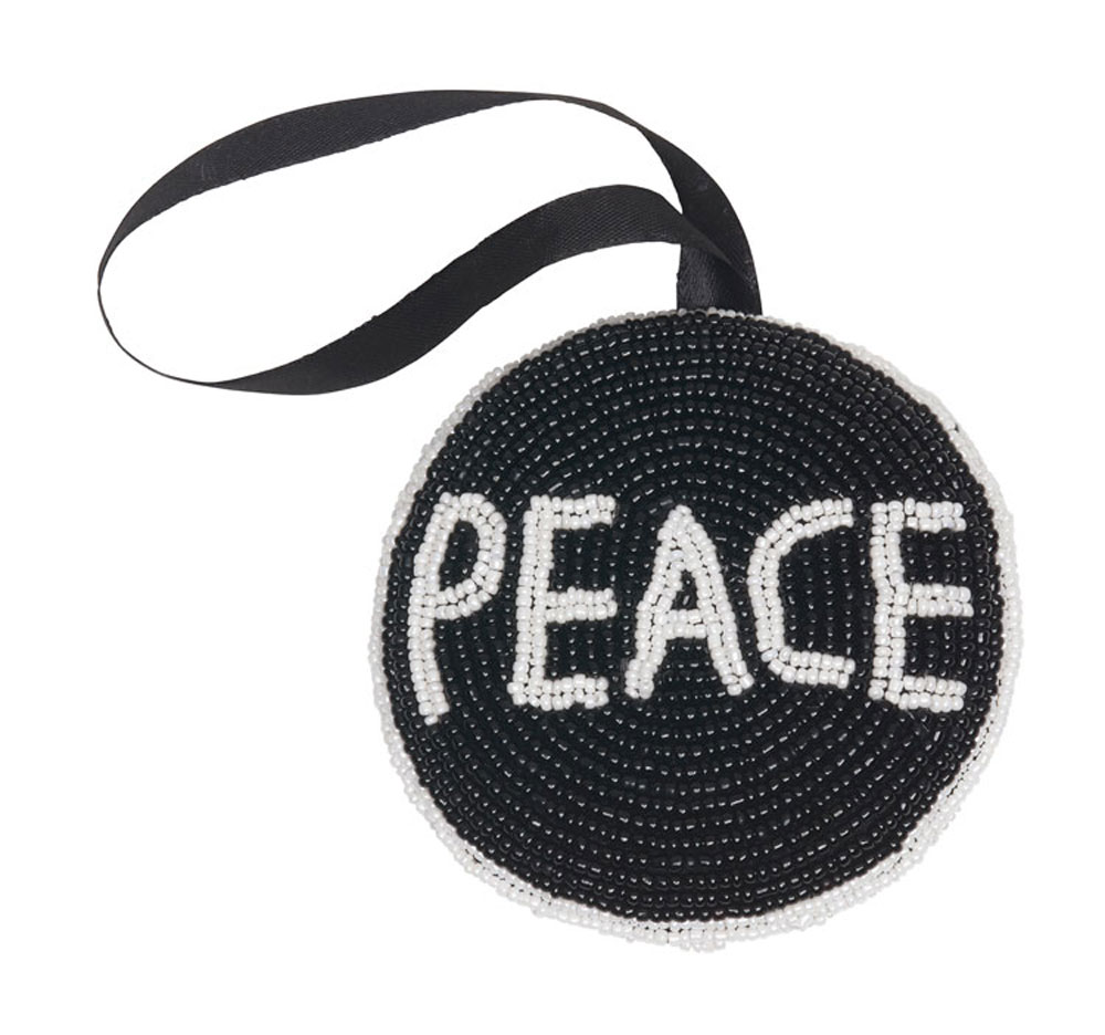 Peace Ornament - Set of 2