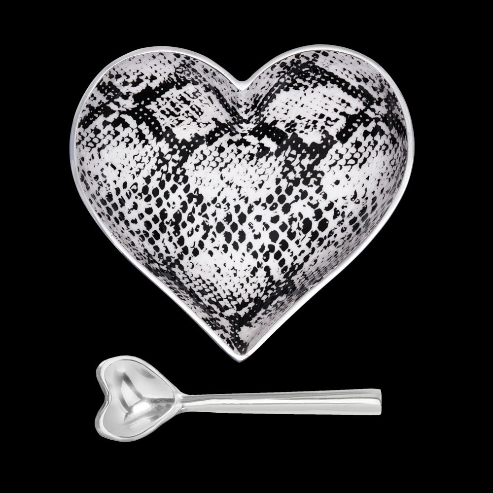 Happy Snake Heart with Heart Spoon