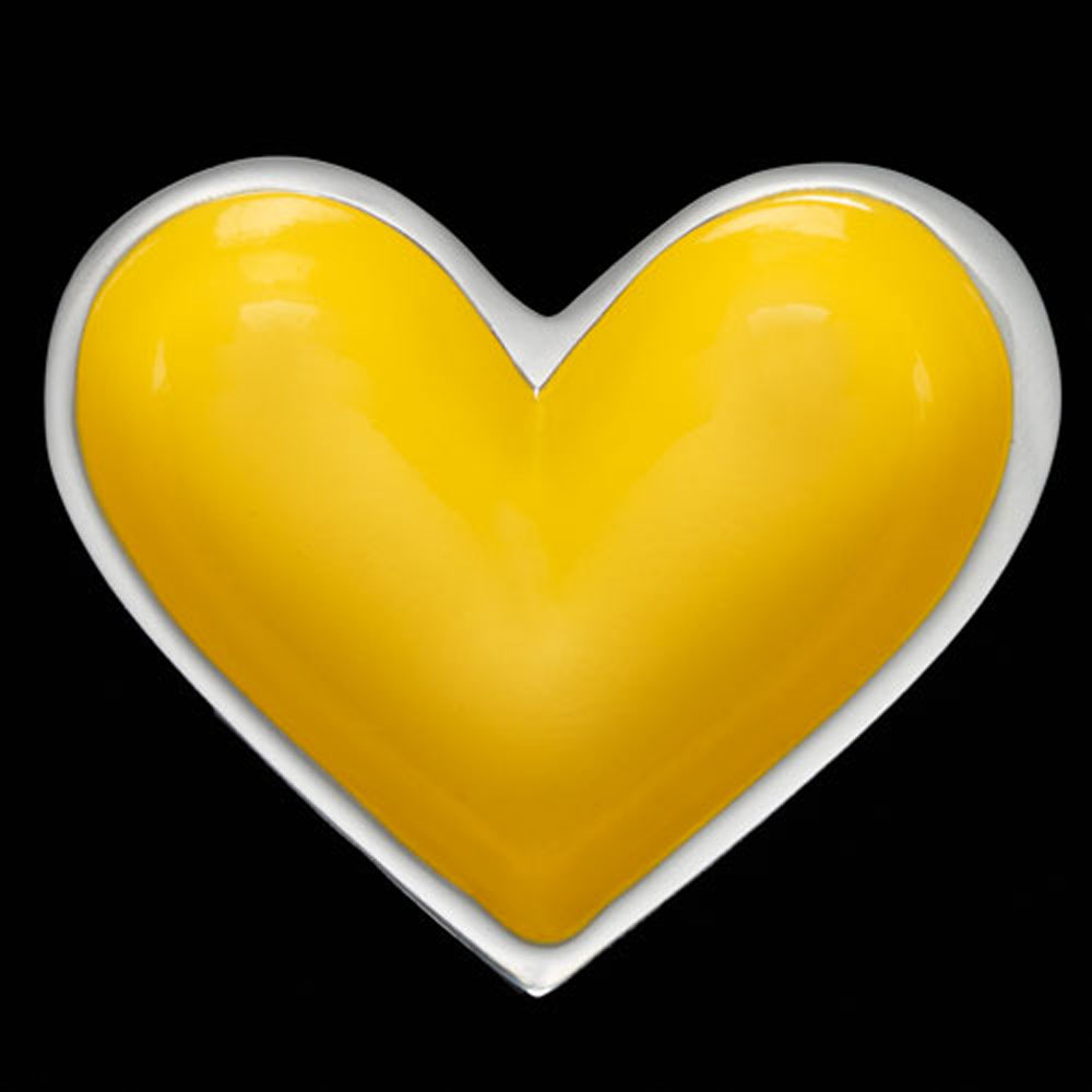 Tiny Yellow Heart-MINIMUM OF TWO