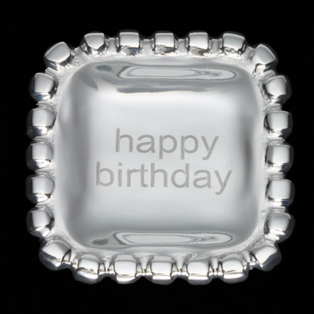 Pearl Cookie-Happy Birthday-Square-MINIMUM OF TWO